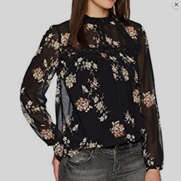 Lucky Brand Sheer Blouse - Picture 2 of 5